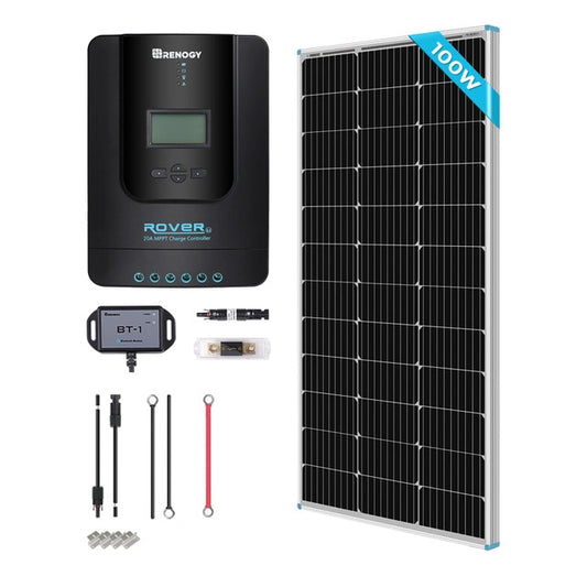 New Renogy 100 Watt 12 Volt Solar Premium Kit