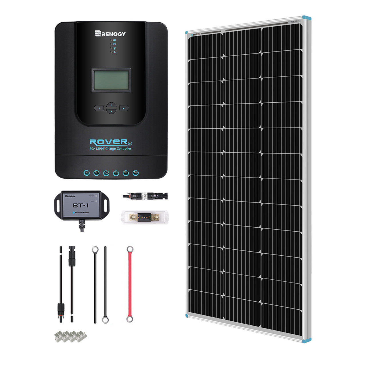 New Renogy 100 Watt 12 Volt Solar Premium Kit