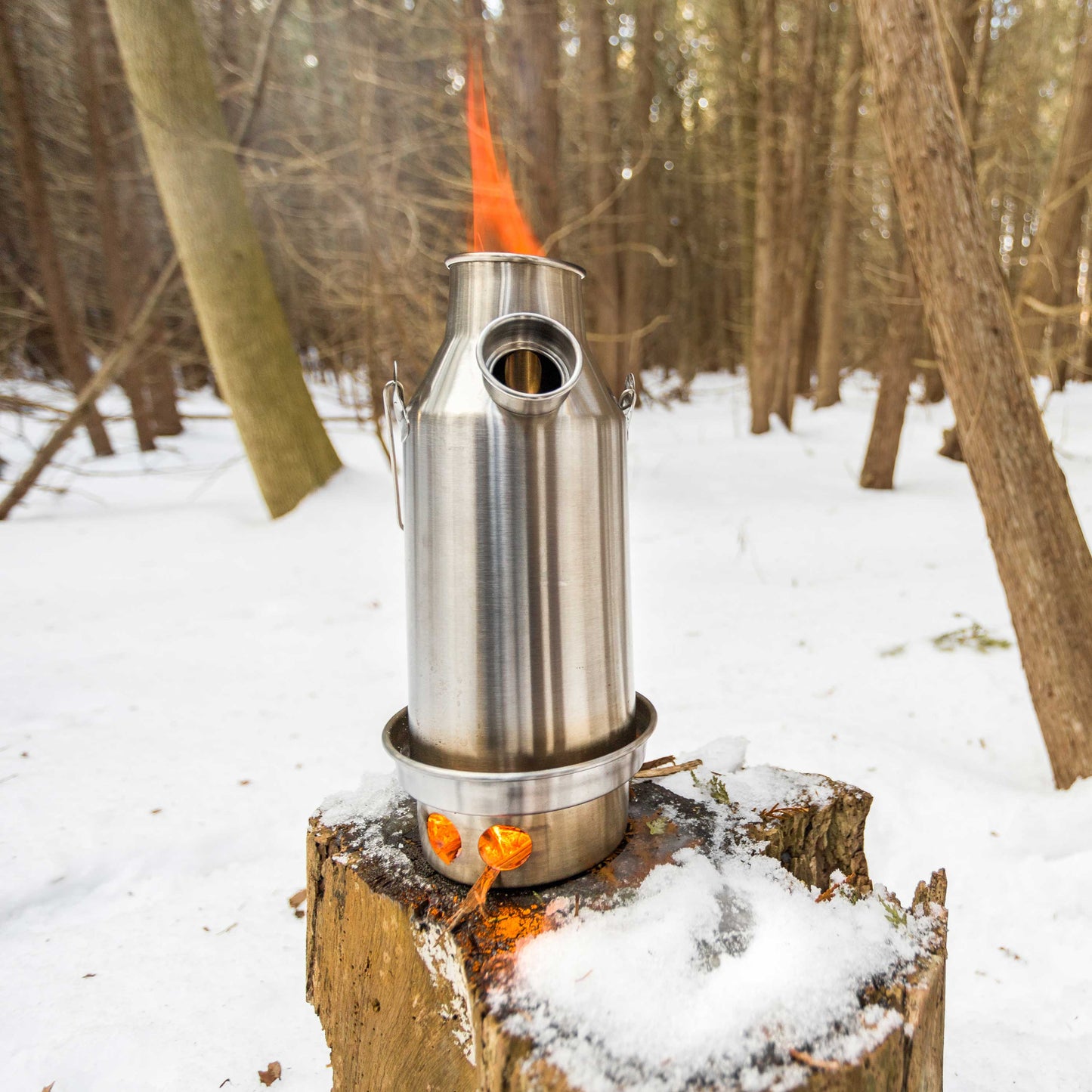 Kelly Kettle® Trekker – Small Stainless Steel Camp Kettle